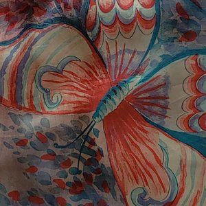 Vintage 50/60 Butterfly Scarf